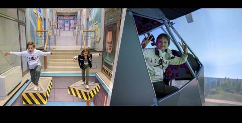 Iskusite jedinstven dozivljaj u HeliSpace Interaktivni tematski park uz simulatore virtualne svemirske misije 3D iluzije i animacije za sve generacije uz akcijsku ponudu za 2 osobe ili obitelj 