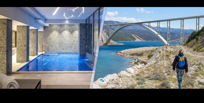 FIT FUN HIKE VIKEND paket Hotela Malin 4 na Krku  3 dana i 2 nocenja s polupansionom za 2 osobe vodjena pjesacka tura predstave u sklopu Mjeseca smijeha  after party uz glazbu uzivo  