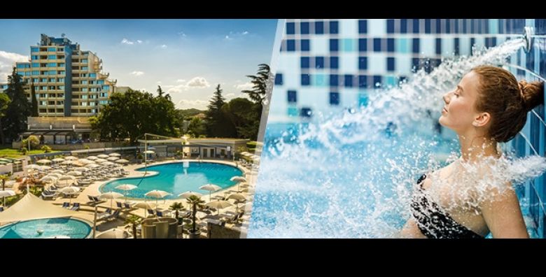  POREC Idilican odmor u Valamar Diamant Hotelu 4  Opustite se uz 2 nocenja na bazi polupansiona za 2 odraslih ili 2 odraslih i 1 dijete unutarnji bazen s gejzirima i slapovima 