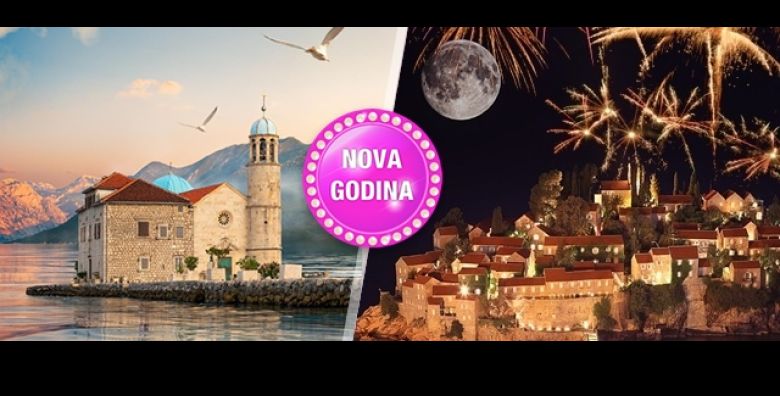 NOVA GODINA u BUDVI  Carpe Diem Putovanja vodi Vas na visednevno putovanje u Budvu uz 3 nocenja autobusni prijevoz iz Zagreba i razgled uz strucno vodstvo  