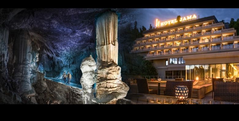 Jedna noc tisucu dojmova Dozivite cudo prirode u Park spilji Postojnske jame Uzivajte uz 1 polupansion za 2 osobe u luksuznom Hotelu Jama 4 i ulaz u svjetski poznatu spilju s vodicem 