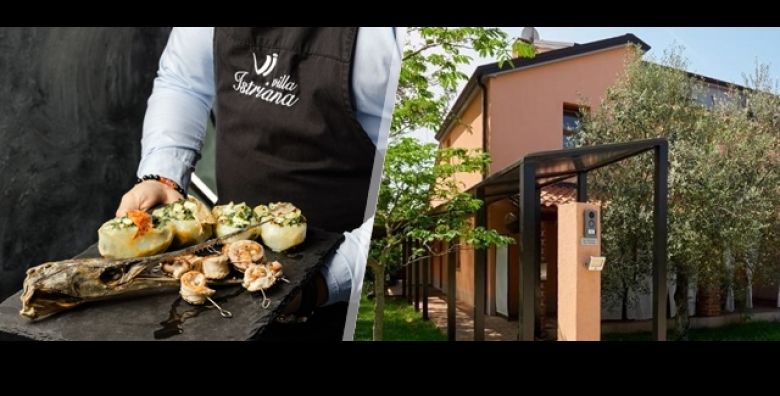 WELLNESS GASTRO senzacija u Istri  3 dana i 2 polupansiona za 2 osobe u Wellness Villi Istriana 4 u Umagu Pocastite se degustacijama rakija vina tartufa ribljim vecerama u 3 slijeda i wellness 