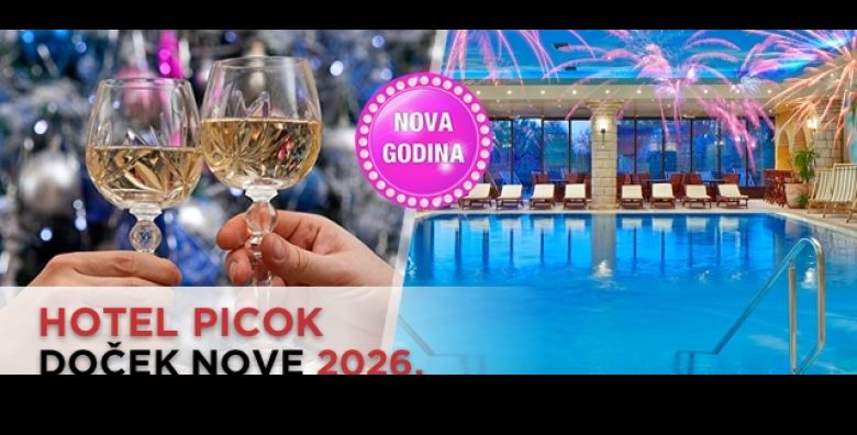 Docekajte NOVU GODINU 2026 u Hotelu Picok 4 u Djurdjevcu  2 3 ili 4 nocenja s polupansionom po osobi uz bogati zabavno glazbeni program s pregrst sadrzaja wellness i nezaboravnu FESTU 