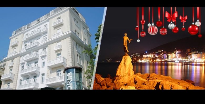 BOZIC U OPATIJI ceka na vas  2 nocenja u Hotelu Astoria blagdanski dorucak i vecere pice dobrodoslice  uzivajte u carobnom bijegu za dvoje 
