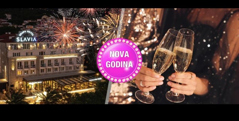 Provedite NOVU GODINU u Baskoj Vodi 1 2 ili 3 nocenja za 2 osobe s bogatim doruckom te koristenjem wellness  spa centra u luksuzu Grand Hotela Slavia  savrsen spoj opustanja i slavlja na Jadranu 