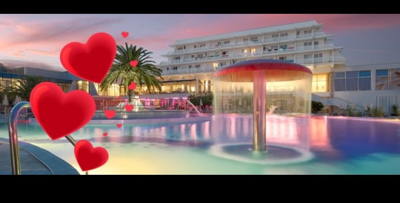 Proslavite nezaboravno Valentinovo u hotelu Olympia Vodice Uzivajte u 1 nocenju u romanticnoj classic sobi masazi za dvoje vrhunskom wellnessu i polupansionu Stvorite magicne trenutke ljubavi 