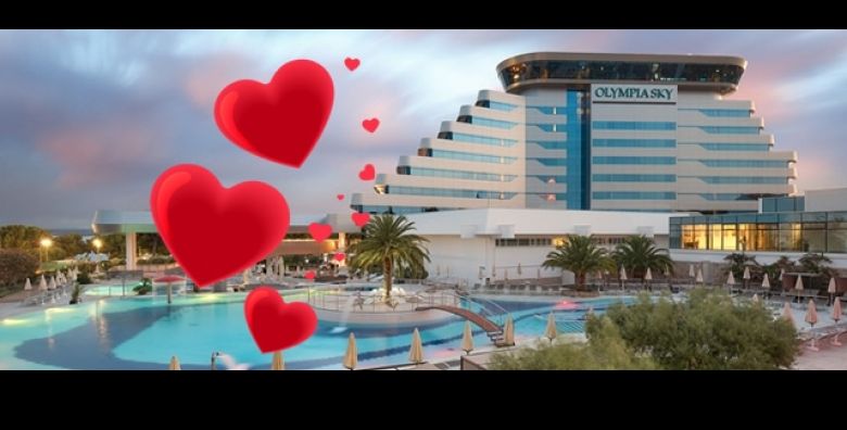 Valentinovo u Hotelu Olympia Sky u Vodicama Uzivajte u 1 nocenju u deluxe sobi romanticnoj masazi u paru vrhunskom wellnessu i ukusnom polupansionu  savrsen poklon za vas i voljenu osobu 
