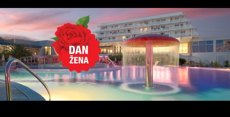 Dan zena u Hotelu Olympia Vodice 1 nocenje s doruckom za 2 ili 4 osobe koncert ToMe uz all inclusive pice i hranu luksuzni SPA i bazen  osigurajte savrsen provod 