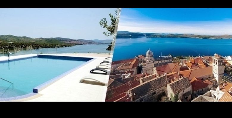 Proljetni bijeg Probudite se uz najljepsi pogled na Sibenik 2 nocenja s polupansionom u Hotelu Panorama uz ukljucen fitness  savrsen odmor za dvoje po super cijeni 