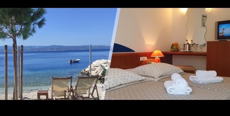  Proljetni odmor tik uz plazu u Turistickom naselju Brzet u Omisu 2 ili 3 nocenja s doruckom ili polupansionom pice za 2 osobe  uzivajte u sumu valova i savrsenom odmoru 