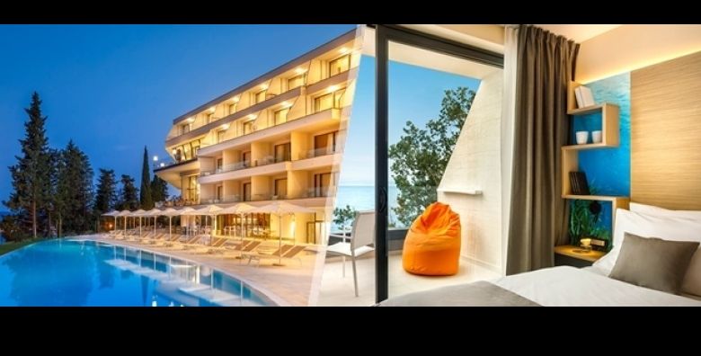 PROLJECE NA KVARNERU u Hotelu Icici 4 uz 2 nocenja s polupansionom za 2 odrasle osobe i GRATIS dijete do 14 g  Superior soba s balkonom i pomocnim lezajem pice uz veceru fitness i besplatan Wi Fi 