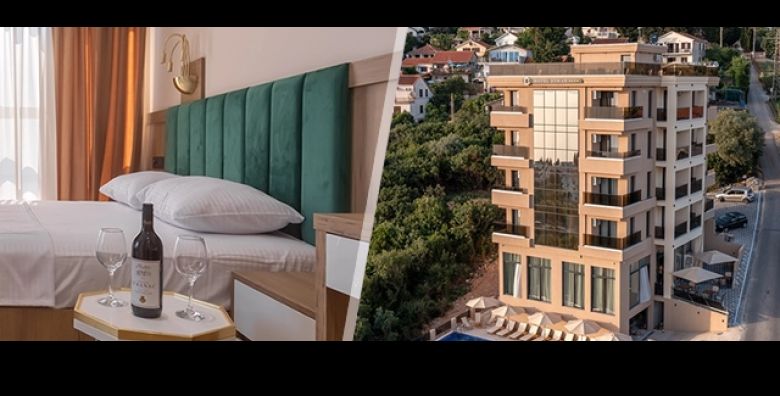  CRNA GORA 7 nocenja za 2 ili 3 osobe u Hotelu D’IMAN uz dorucak bazen i pogled na more Uzivajte u LJETU u zracnom ljecilistu Dobra Voda uz komfor gratis parking i najvise ocjene gostiju u Baru 