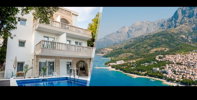  SPRING BREAK Makarska Rivijera: 3 dana 2 nocenja za 2 osobe u LUKSUZNOJ Villi Katarina 4 uz GRIJANI vanjski bazen i poklon dobrodoslice Dozivite cari Biokova uz vrhunski obiteljski ODMOR 