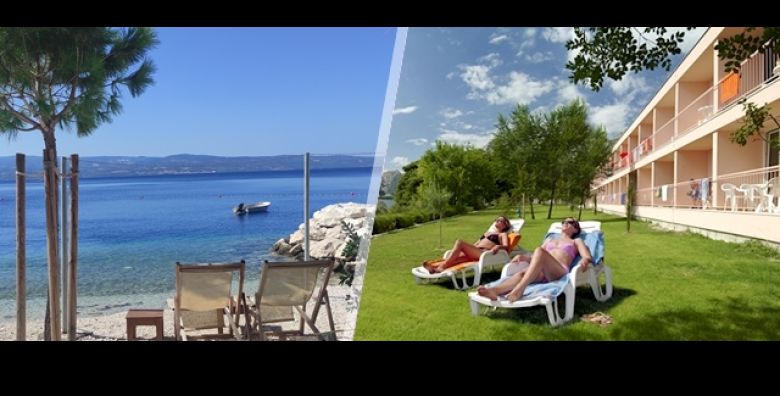 Osvjezite se u hladu borova uz samu plazu u Turistickom naselju Brzet uz 3 5 ili 7 nocenja uz dorucak ili polupansion s ukljucenim picem za dvoje Savrsen odmor u Omisu uz sum valova 