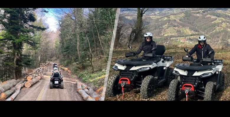 Aktivan odmor na cetiri kotaca u netaknutoj prirodi s Trakoscan Adventure  2 i pol sata voznje quadovima na ruti dugoj 35 km s ukljucenim gorivom opremom i zakuskom s picem po super cijeni 
