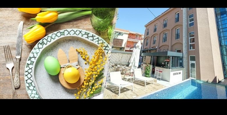 OBITELJSKI Uskrs u Hotelu Stella Maris u Vodicama: 2 nocenja s polupansionom za 2 osobe i 2 djece gratis bogati USKRSNJI DORUCAK na otvorenom Chef Baccio vecere i opustanje u WELLNESS oazi 