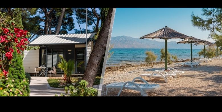 Isplanirajte PRVI SVIBANJ u Waterman Beach Villageu u SUPETRU: 2 3 ili 4 NOCENJA za 4 odrasle osobe i 2 DJECE u MOBILNOJ KUCICI uz koristenje VANJSKIH BAZENA i sportske aktivnosti na BRACU 