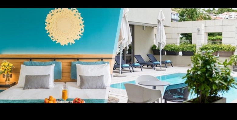 PRAZNIK RADA u Boutique hotelu Nestos 4 Omis: 3 polupansiona s vecerom u 4 slijeda i WELLNESS za 2 odrasle osobe i do 2 djece Osigurajte luksuzan OBITELJSKI odmor uz pjescane plaze u Ducama 