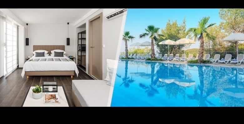 GAVA WATERMAN MILNA RESORT  ALL INCLUSIVE PRAZNIK RADA 2 ili 3 nocenja za 2 odraslih i DIJETE do 12g uz GRATIS koristenje svih BAZENA SPORTSKIH terena i saune Ukljucen TENIS MINI GOLF i FITNESS 