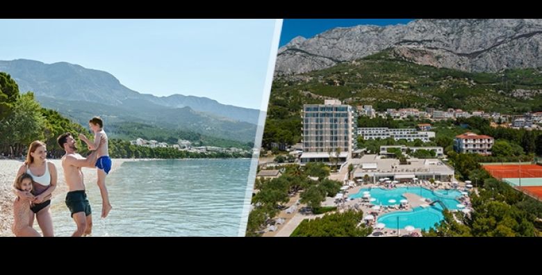 TUCEPI: ALL INCLUSIVE pocetak ljeta u Bluesun Hotelu Neptun 3  2 ili 3 nocenja za 2 ODRASLIH i dijete GRATIS Buffet obroci pica KOKTELI bazeni i animacija  savrsen predah na Makarskoj rivijeri 