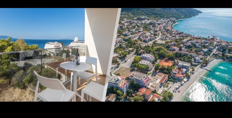POCETAK LJETA U GRADCU  3 dana 2 nocenja za 4 osobe u Aparthotelu Inamore BLIZU MORA UKLJUCEN privatni parking WI FI i turisticka pristojba  IDEALAN ODMOR na Makarskoj rivijeri 