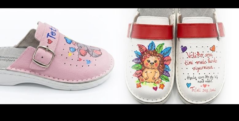 POSTOLAR VARGA  za STOPALA KOJA NE BOLE Najudobnije ANATOMSKE kozne papuce 100posto rucni rad iz Hrvatske PERSONALIZIRANE i rucno oslikane za osjetljiva stopala Samo 55 € za vrhunski KOZNI unikat 