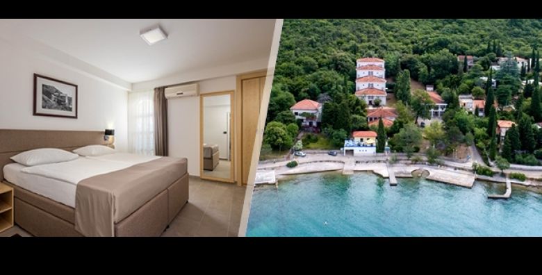 HOTEL DELFIN OMISALJ: 2 ili 3 nocenja s POLUPANSIONOM I PICEM uz jelo za 2 odraslih i 2 DJECE DO 12 GODINA Ukljuceno pice dobrodoslice slatko iznenadjenje u sobi i BESPLATAN PARKING blizu hotela 