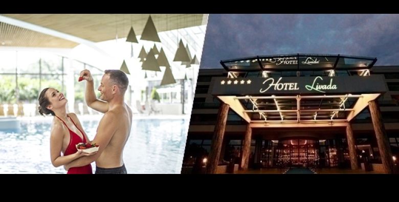 POCETAK LJETA u Hotelu Livada Prestige 5  MORAVSKE TOPLICE uz 2 nocenja s DORUCKOM za 2 OSOBE  uz neograniceno KUPANJE u termama 3000 ulaz u hotelske saune i VRHUNSKO ljetno OPUSTANJE 