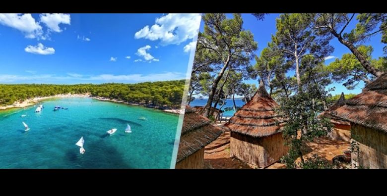 SPICA SEZONE u Pine Beach Resortu Pakostane Odmor u BUNGALOVIMA uz 3 ili 7 nocenja All Inclusive Light uslugu cjelodnevnu ANIMACIJU more sport i zabavu  za 2 odrasle osobe i 1 DIJETE 