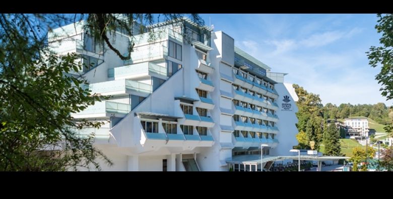 Tjedni ili vikend WELLNESS  SPA UZITAK u Grand Hotelu Donat Superior 4 u Rogaskoj uz 3 dana i 2 nocenja na bazi POLUPANSIONA za 2 osobe svijet sauna unutarnji BAZEN fitness 