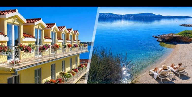 RUJAN pokraj Trogira Villa Four Pearls tik uz more: 2 3 ili 5 nocenja uz ALL INCLUSIVE uslugu za 2 odrasle osobe i 2 ili 3 djece tematske vecere i Game room Pravi odmor za KRAJ LJETA 