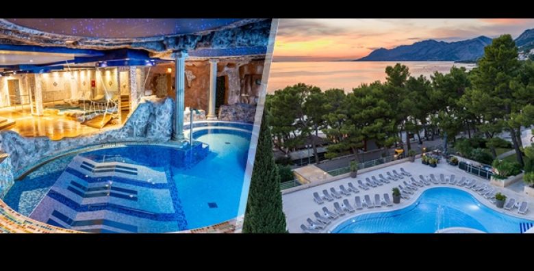  10 09  01 10  Rujan na Makarskoj rivijeri u HOTEL HORIZONT 4  Baska Voda  2 nocenja s POLUPANSIONOM i picem za 2 osobe Ukljucen ulaz u WELLNESS centar SAUNE fitness  