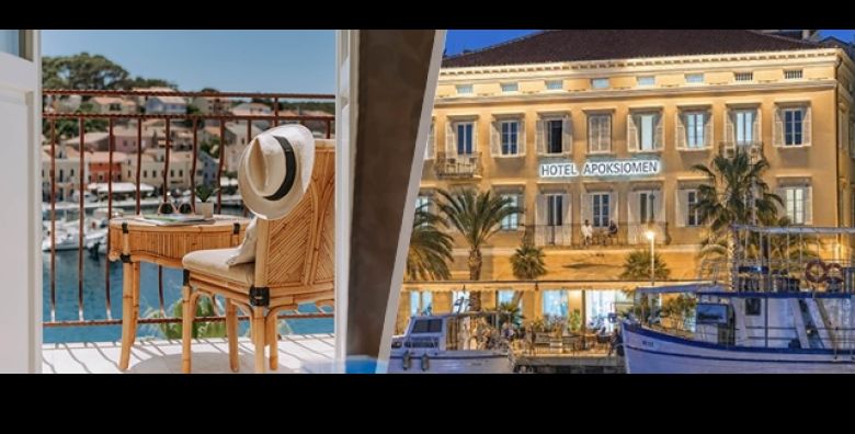HIT PONUDA za luksuzni bijeg u Mali Losinj u Boutique Hotel Apoksiomen 3  3 dana  2 nocenja s DORUCKOM za 2 osobe  dijete do 3 god GRATIS i 20posto popusta na À la carte restoran 
