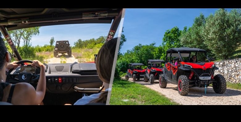 HIT ADRENALIN Vodjena BUGGY avantura kroz ISTRU uz TERRA EXPLORER FAMILY TOUR Odaberite turu s domacom hranom ili Jadranski horizont za 2 ili 4 osobe i osigurajte off road DOZIVLJAJ sezone 
