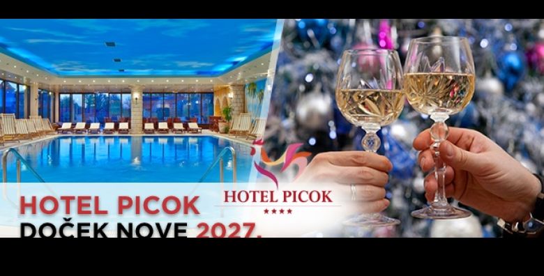 Docek Nove u Hotelu Picok 4 u Djurdjevcu: 3 dana 2 nocenja s POLUPANSIONOM svecana vecera uz grupu Exotic repriza brunch WELLNESS posjet Muzeju i kasna odjava  sve za 2 osobe uz TOP popust 
