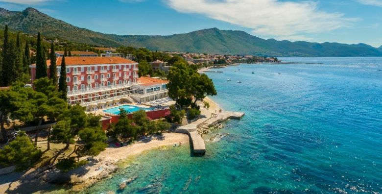 Aminess Younique Bellevue hotel  First minute ljeto za parove u Dalmaciji Orebic Dalmacija Hrvatska  1 039 EUR  5x nocenje u dvokrevetnoj Standard sobi za 2 osobe Polupansion buffet dorucak i vecera 