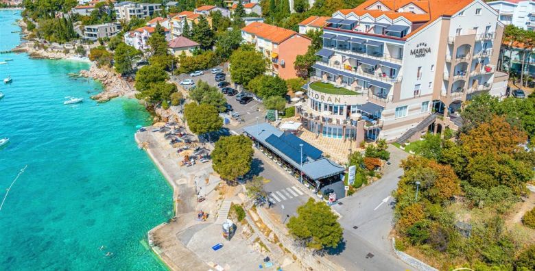 Hotel Marina  Last minute odmor uz more u Selcu Selce Hrvatska  298 EUR  2x nocenje u dvokrevetnoj sobi park strana za 2 osobe 1 dijete do 6 99 godina besplatno  Bogati buffet dorucak