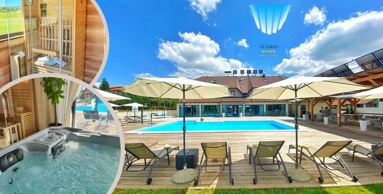 Plitvicka jezera  1 ili vise nocenja s doruckom za dvoje uz wellness paket sa saunom i jacuzzijem te koristenjem teretane u Hotelu 16 Lakes 4 