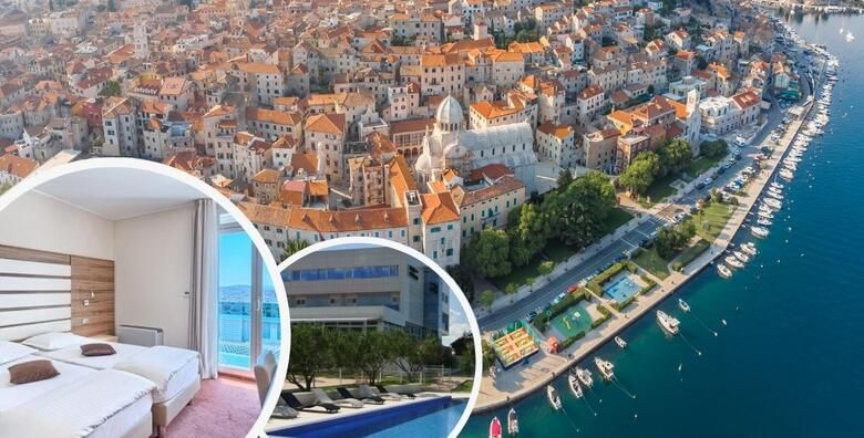 SIBENIK  opustite se na moru uz 2 nocenja s polupansionom za dvoje u Hotelu Panorama 4 s jedinstvenim pogledom na grad