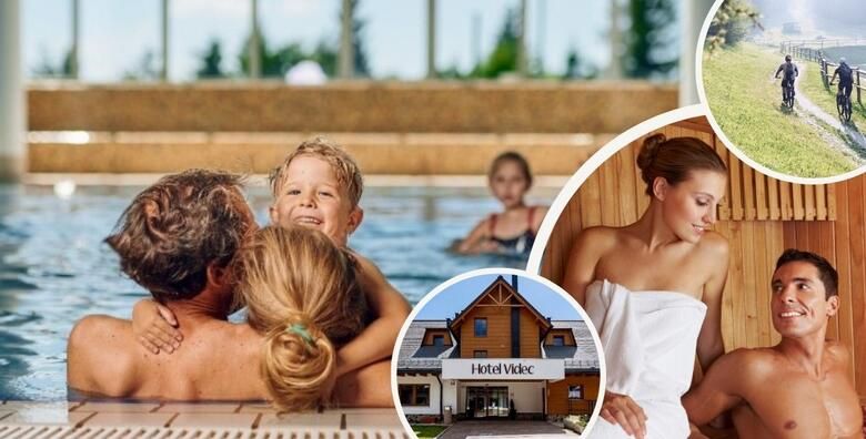 OBITELJSKI WELLNESS U SLOVENIJI  2 noci s polupansionom za 2 osobe  GRATIS paket za 1 dijete uz koristenje WellNest unutarnjeg bazena i saune u Forest Hotelu Videc 3 