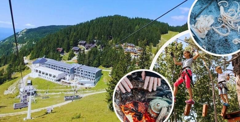 Istrazite tajne zivota u prirodi uz TECAJ BUSHCRAFTA i OBITELJSKU AVANTURU uz 2 noci s polupansionom za 2 osobe  GRATIS paket za 2 djece u Wellness Hotelu Montis 4 
