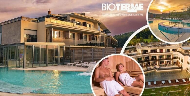 Hotel Bioterme 4  Slovenija  ispunite praznike odmorom od 2 ili 4 nocenja s polupansionom za dvoje i 1 dijete uz koristenje bazena sauna fitnessa te animaciju