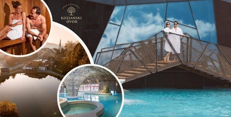 Obiteljski odmor u Sloveniji  2 noci s polupansionom za dvoje  GRATIS paket za do 2 djece u Hotelu Kozjanski dvor 3 uz ulaz na bazene koristenje sauna i hranjenje jelena