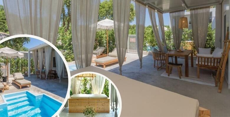 Polidor Camping Park 4  priustite si luksuzni odmor uz 2 ili 3 nocenja za do 4 osobe u Luxury Villas mobilnim kucicama s grijanim bazenom i privatnim jacuzzijem