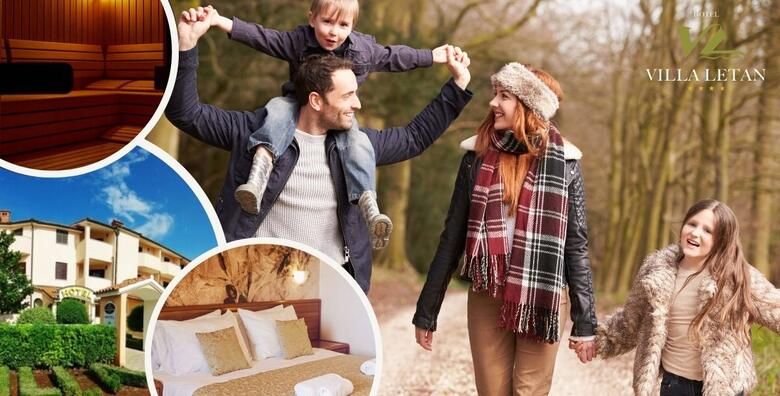 JESEN U ISTRI Hotel Villa Letan 4  2 ili 3 nocenja s polupansionom za 2 odraslih  GRATIS paket za 2 djece uz koristenje Wellness i Spa zone