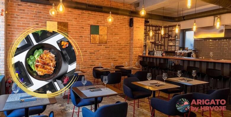 Sporo peceno carsko meso piletina pohana u panko mrvicama uz rizu i sezonsku salatu te miso juha  odusevite se japanskim menijem za 2 osobe u restoranu Arigato by Hrvoje