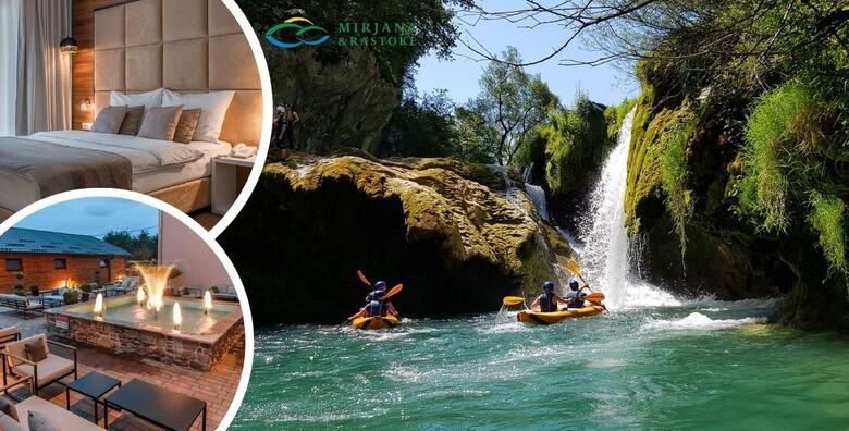 HLADNI DANI U RASTOKAMA  1 nocenje s doruckom ili polupansionom za 2 osobe  GRATIS paket za 1 dijete do 2 99 godina u Hotelu Mirjana  Rastoke 4 