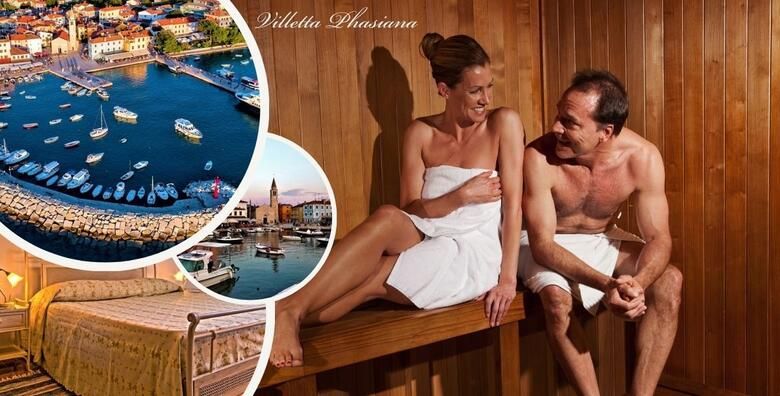 WELLNESS ODMOR U FAZANI  1 ili 2 nocenja s gurmanskim doruckom za dvoje u Boutique hotelu Villetta Phasiana 3 uz 2h privatnog wellness opustanja s finskom saunom