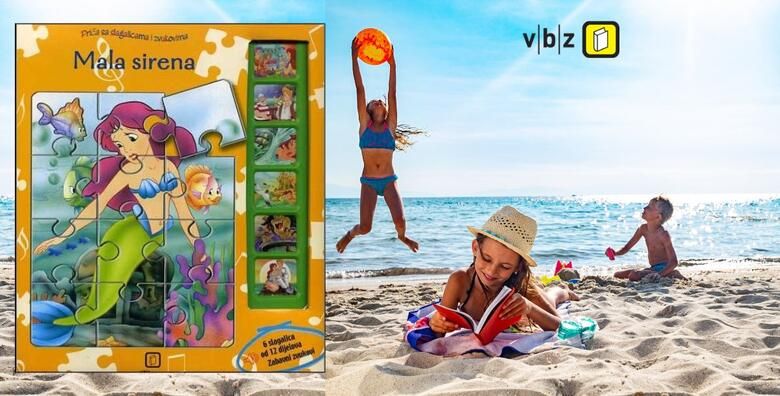 Mala sirena  prica sa slagalicama i zvukovima  interaktivna knjiga koja pruza sate i sate zabave idealna za ponijeti na more ili zabavu u autu na putu