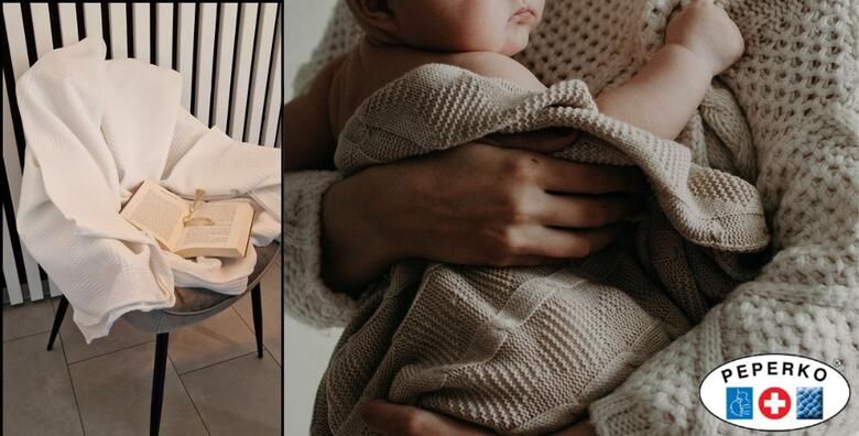 Waffle pike pokrivac  izradjen od 100posto pamuka idealan za noci bez znojenja i pregrijavanja posebice za bebe i djecu